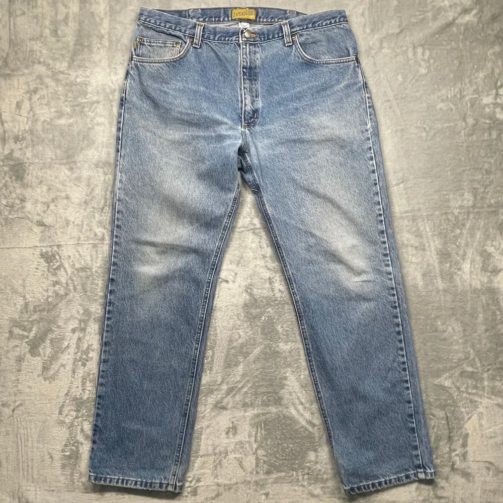 Diamond Gusset Jean Co‎ Regular Fit Mens 40x32 Blue Denim Jeans Made in USA